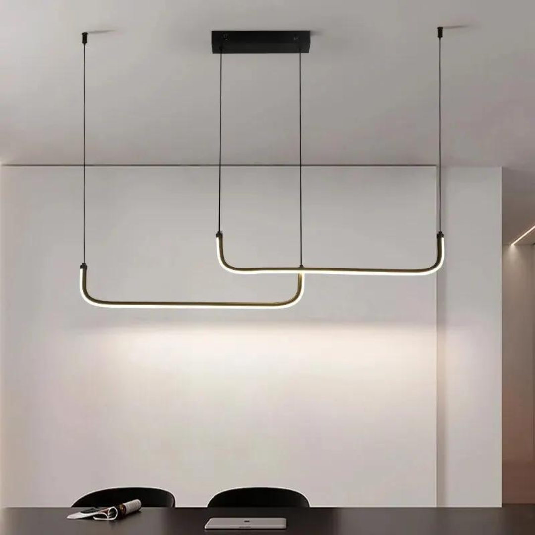 Suspension LED Line Plus Double - 2 en 1 Design Moderne
