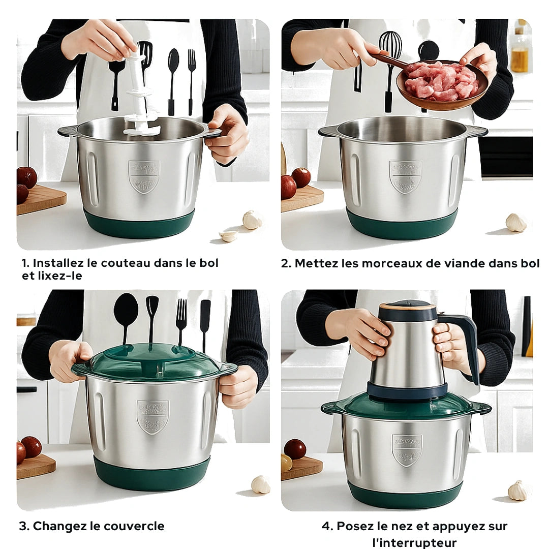 ChefDynamiq™ – Hachoir Électrique Haute Puissance