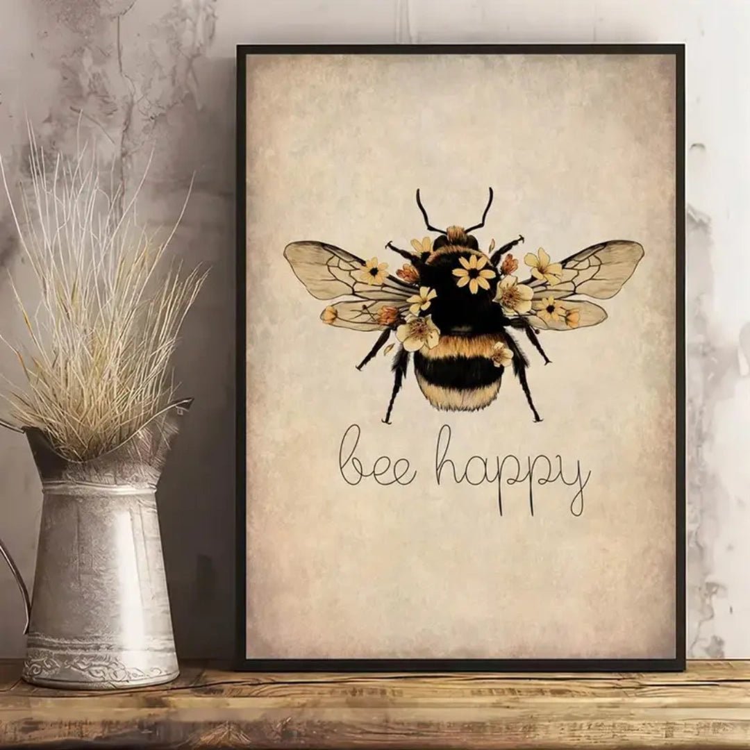 Abeille Jolie™ – Affiche Positive Bee Happy - Inoville