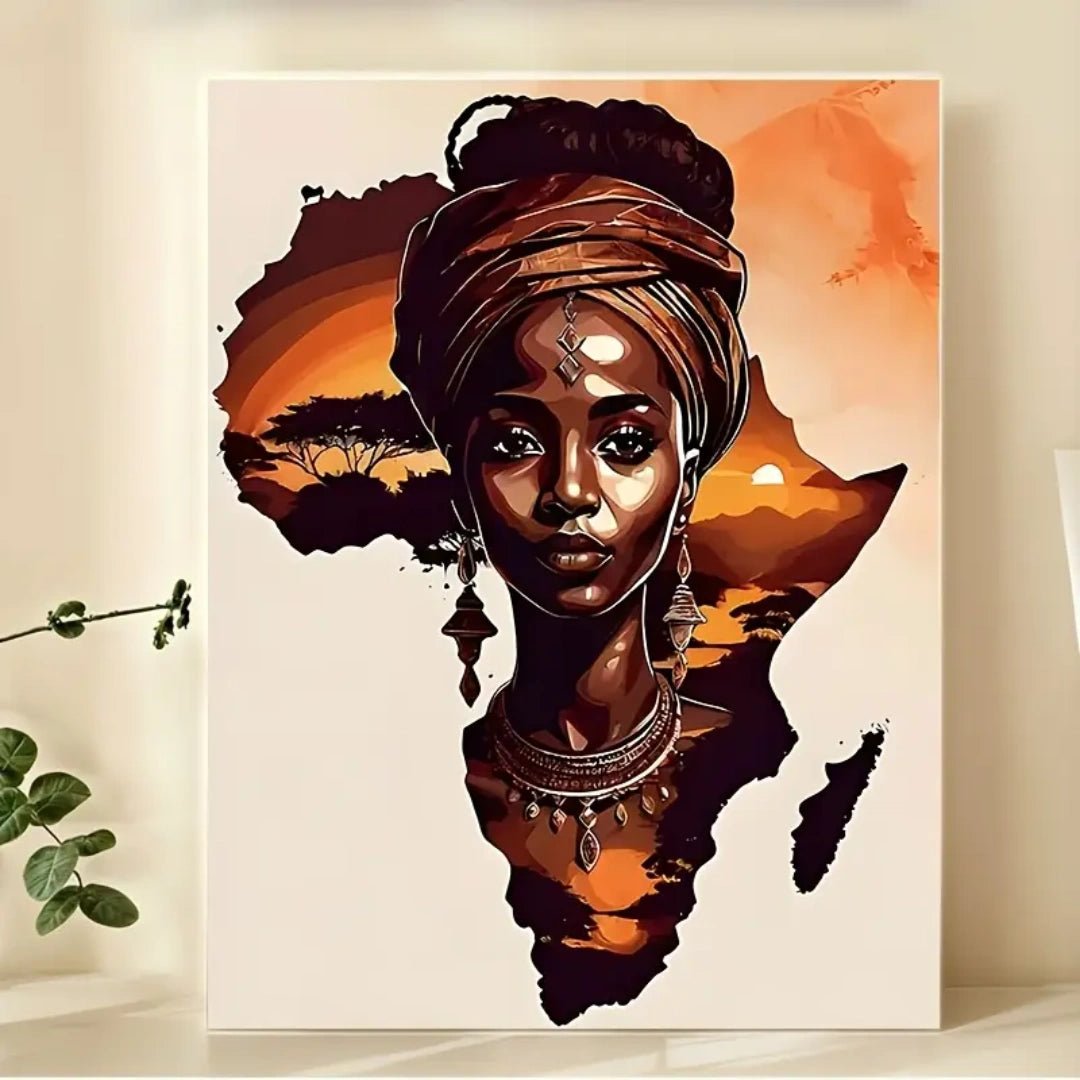 Essence Africaine™ – Impression sur Toile Éthnique Moderne - Inoville