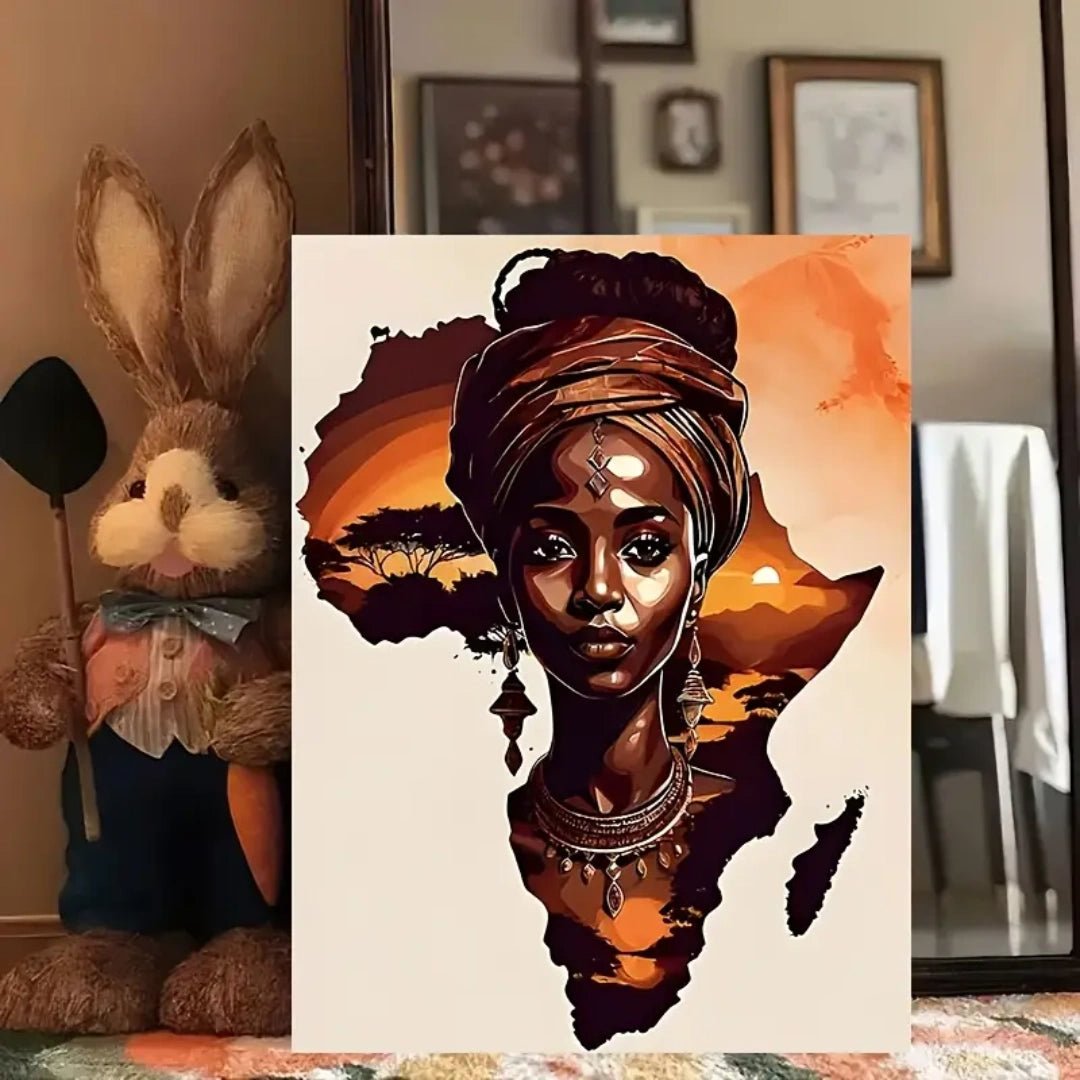 Essence Africaine™ – Impression sur Toile Éthnique Moderne - Inoville