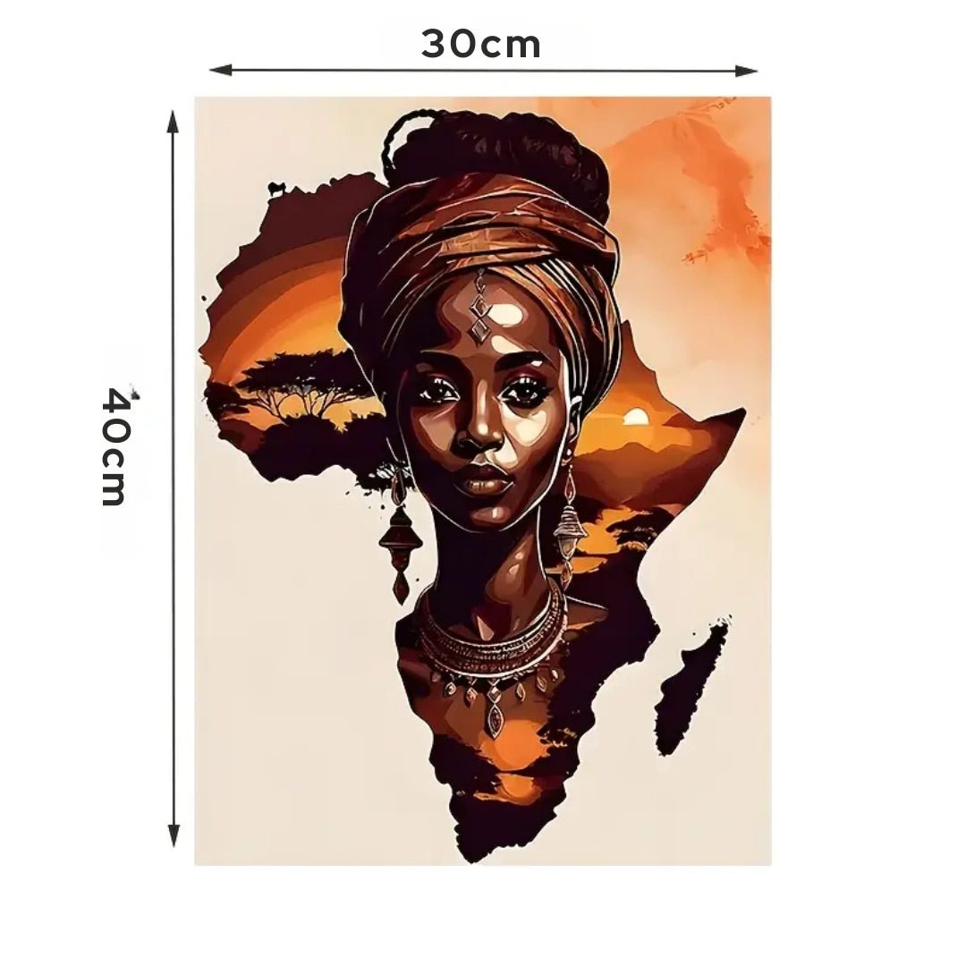 Essence Africaine™ – Impression sur Toile Éthnique Moderne - Inoville