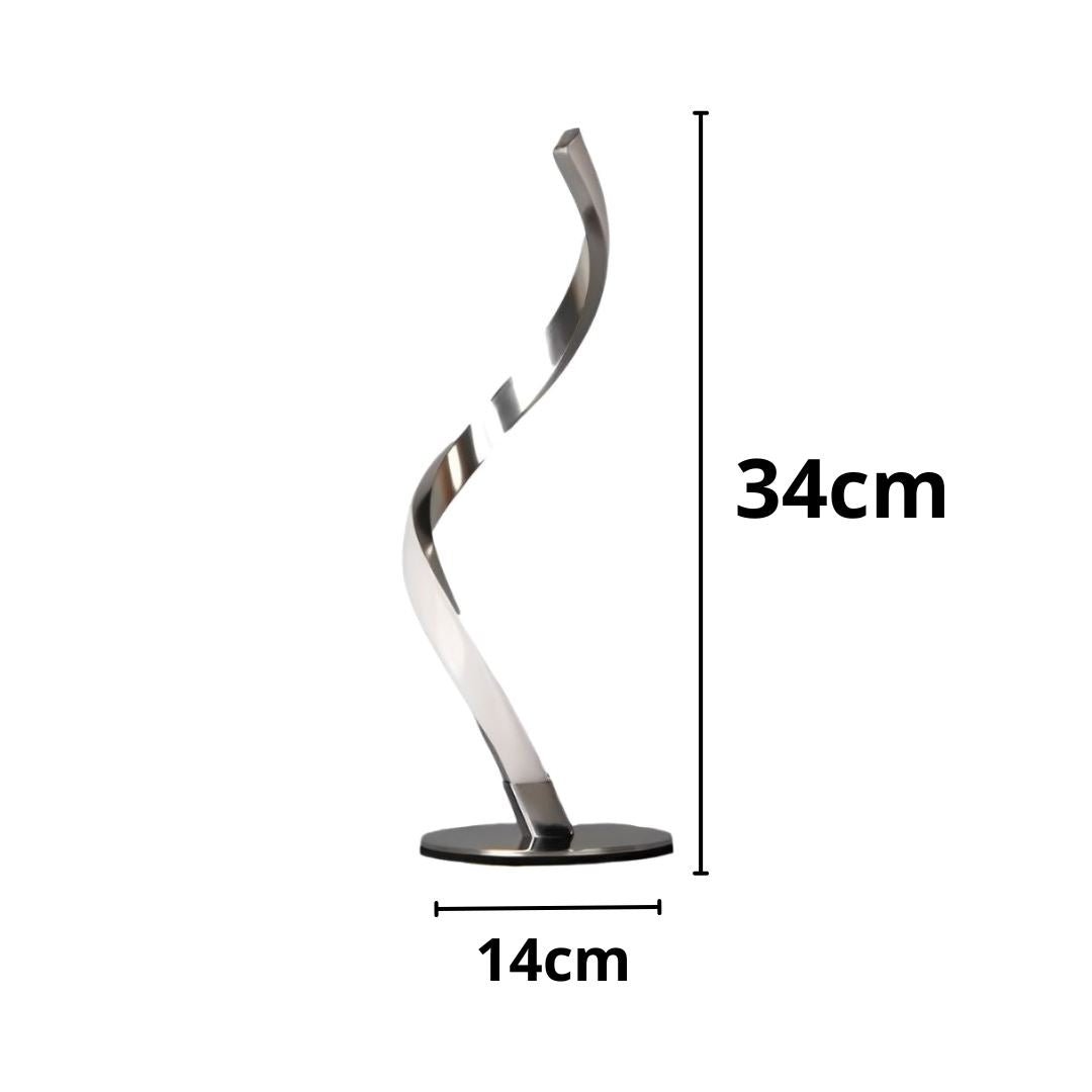 Lampe de Bureau LED - Design Spirale Ivar II Moderne - Inoville