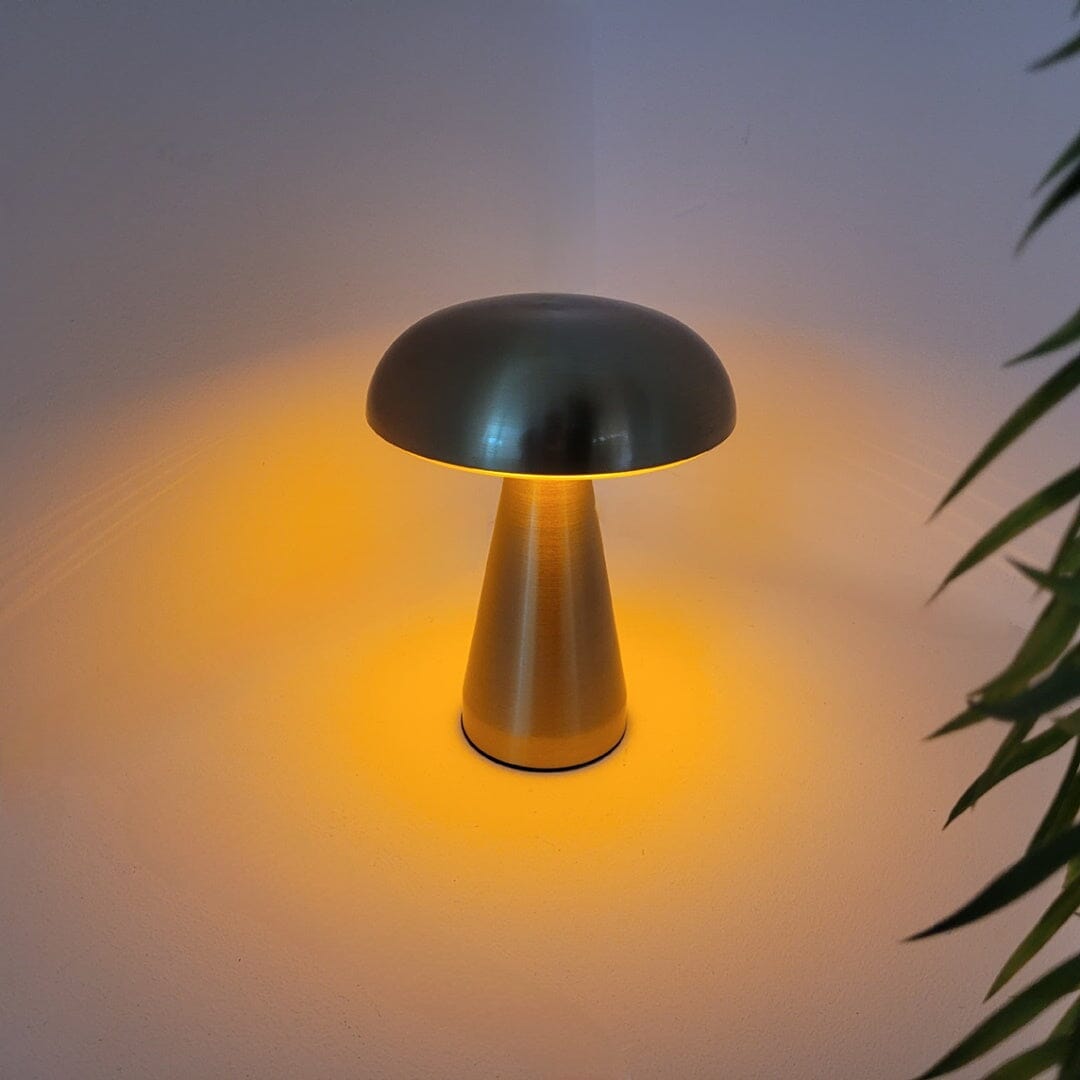 Luminária Touch de Mesa - Candeeiro e Abajur Mushroom (8,5x21cm) Abajur - 0027 Conceito
