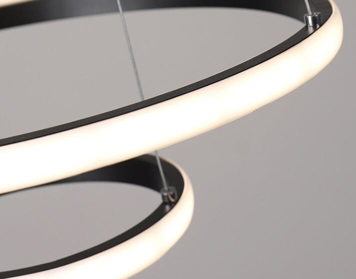 Lustre Pendente Circular Triplo em Led para Sala Jantar 60cm Pendente - 0005 projeto-150