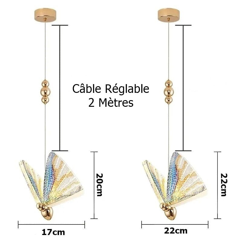 Luxury Hanging Chandelier - Butterfly