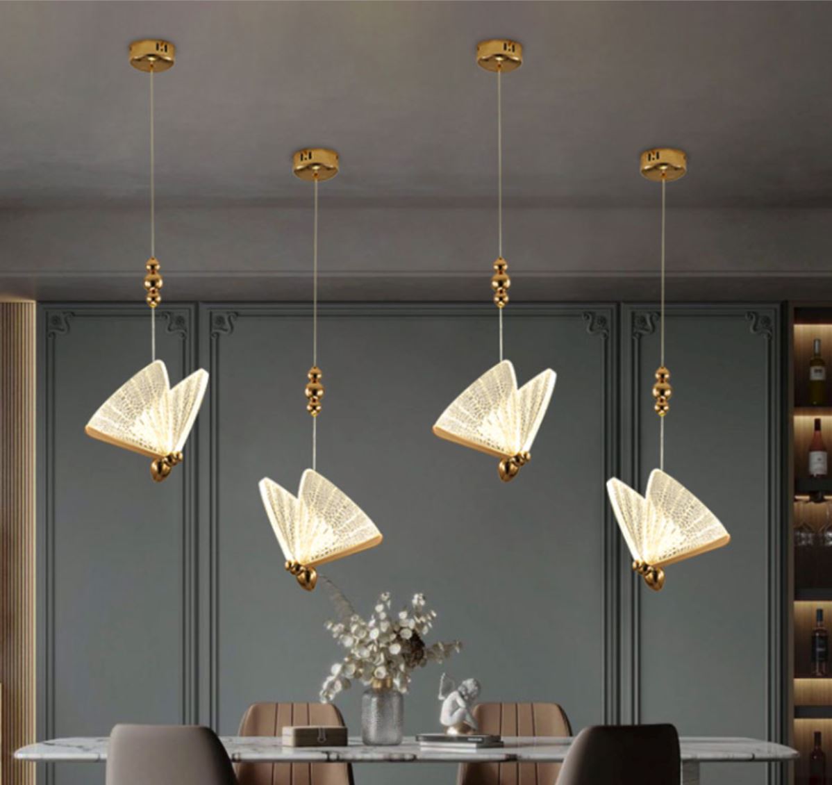 Lustre Suspendu de Luxe - Butterfly - Inoville