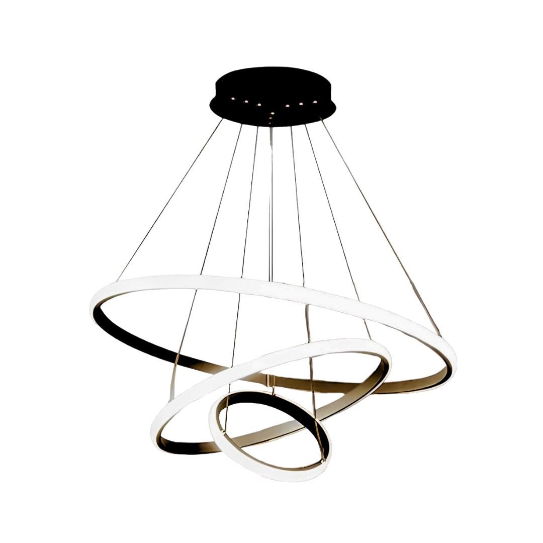 Suspension LED Triple Cercle - Idéale pour Salle à Manger - Inoville