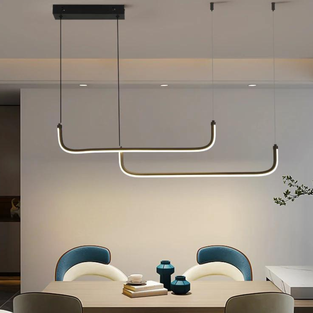 Suspension LED Line Plus Double - 2 en 1  Design Moderne