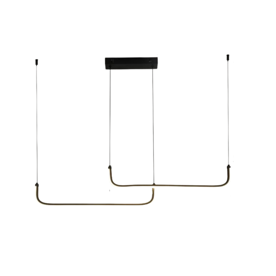 Suspension LED Line Plus Double - 2 en 1  Design Moderne