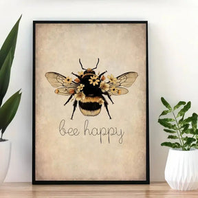 Abeille Jolie™ – Affiche Positive Bee Happy - Inoville