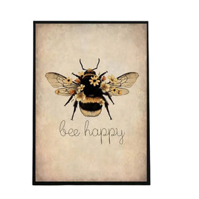 Abeille Jolie™ – Affiche Positive Bee Happy - Inoville