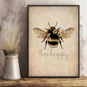 Abeille Jolie™ – Affiche Positive Bee Happy - Inoville