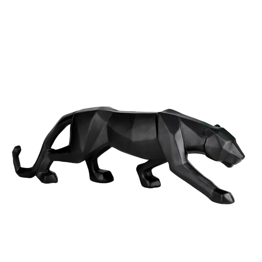 Abstract Panther Sculpture – Modern & Elegant Decoration - Inoville