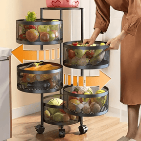 Arvane™ – Multi-Tier Rolling Storage Shelf