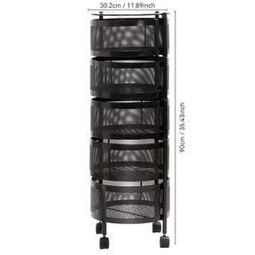 Arvane™ – Multi-Tier Rolling Storage Shelf