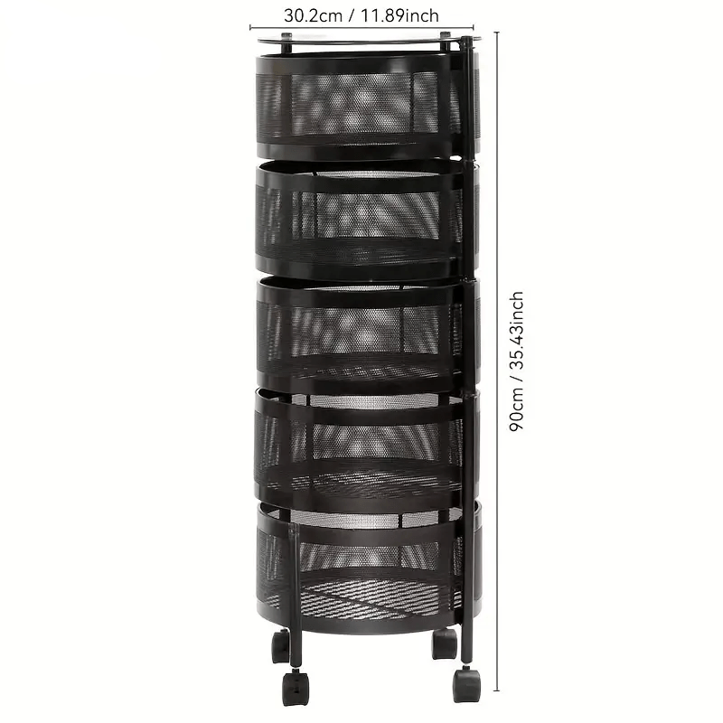 Arvane™ – Multi-Tier Rolling Storage Shelf