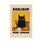 Chat Matinal™ – Affiche Bonjour Mon Amour - Inoville