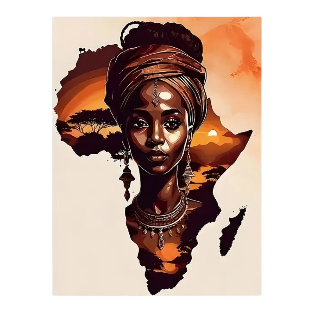 Essence Africaine™ – Impression sur Toile Éthnique Moderne - Inoville
