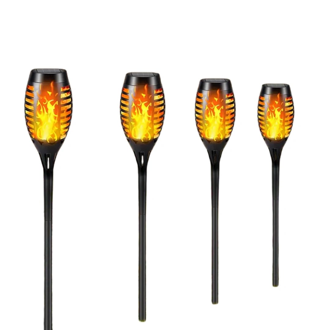 FlamSol™ – Flickering Flame Solar Torches (Automatic Lighting) - Inoville