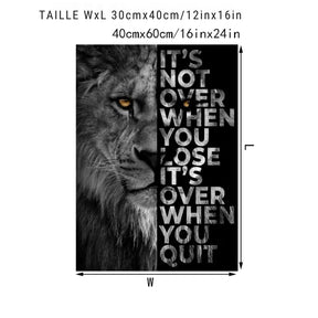 Force Intérieure™ – Tableau L'Esprit du Lion - Inoville