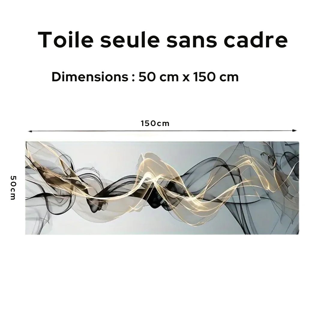 Onde d’Élégance™ – Toile Panoramique Énergie en Mouvement - Inoville