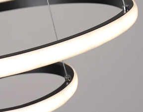 Suspension LED Triple Cercle - Idéale pour Salle à Manger - Inoville